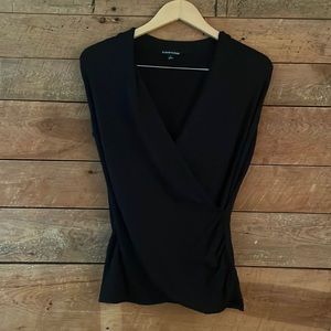 Sleeveless Wrap blouse